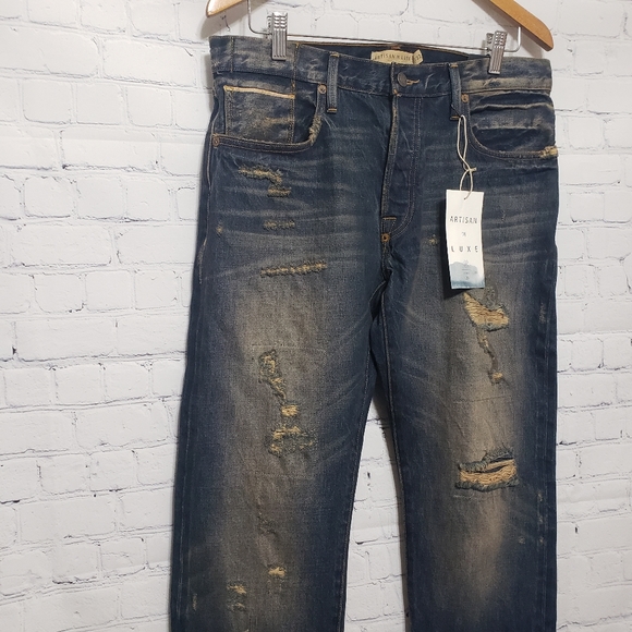 Men's Artisan De Luxe 32×34 Sergio Jeans in Indigo NWT - Picture 2 of 16